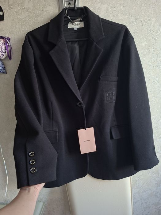 s/m MIU MIU Кашемировый пиджак 36/38, 42/44  пальто тренч бомбер