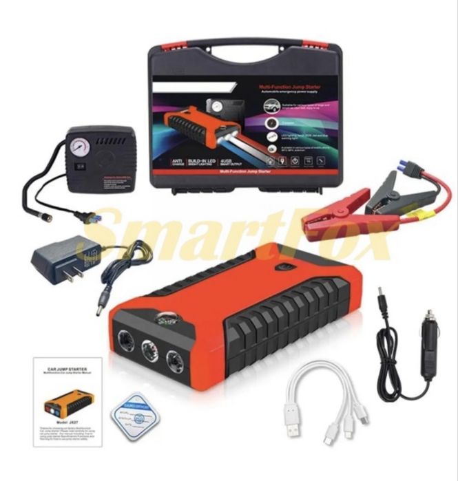 Пускозарядний пристрій для авто 12V + Компресор (Бустер / Jump Starter)