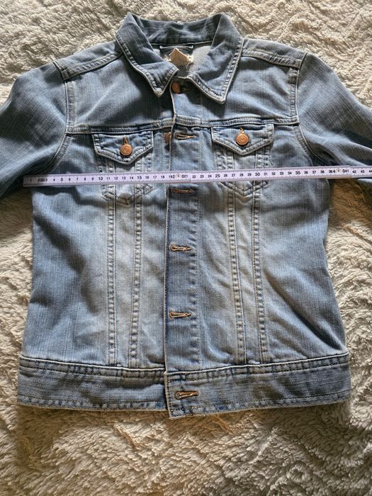 Kurtka katana narzutka rozm. 34 dżins jeans niebieski