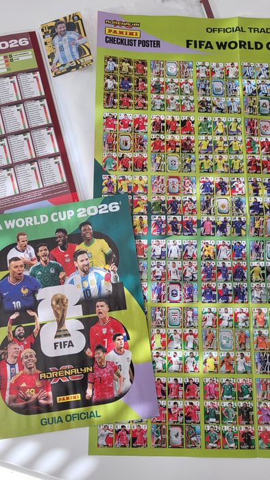 Mundial 2026 - Panini FIFA WORLD CUP 2026 Adrenalyn XL - Arquivador e cartas