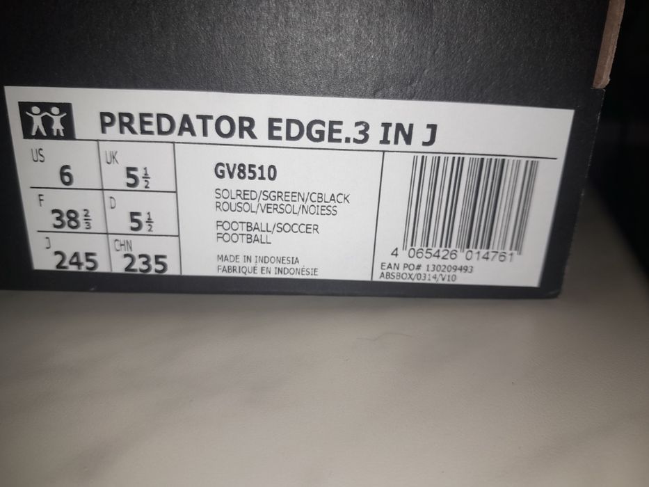 Buty halówki Adidas Predator Edge 3 rozm. 38 2/3