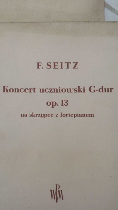 Nuty, koncerty skrzypcowe z fortepianem.
