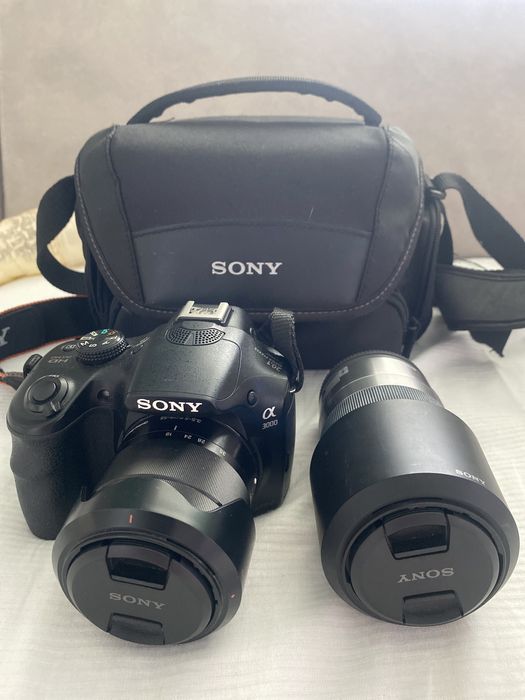 Aparat Sony a3000 plus obiektyw SEL55210