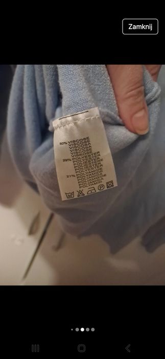 Golfik błękit do L/XL