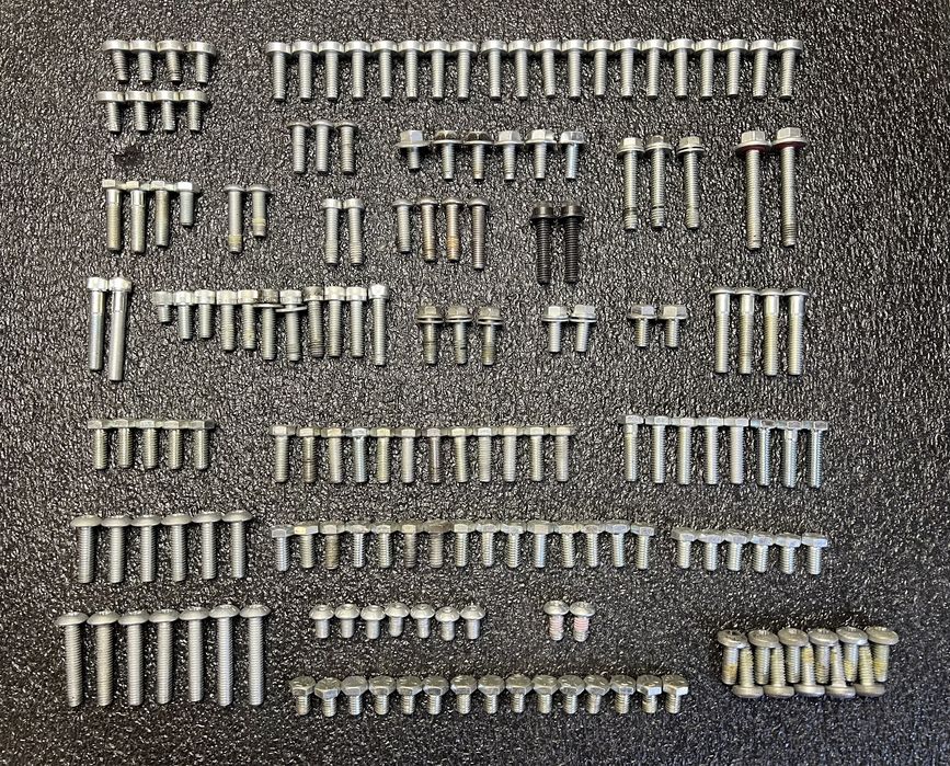 Harley Davidson дюймовые винты болты гайки