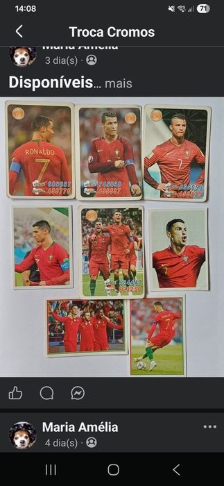 Cristiano Ronaldo 8 Cromos
