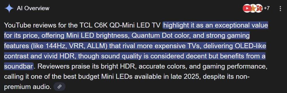 TV Mini-Led 85" TCL C6K com Garantia | Nova & Embalada