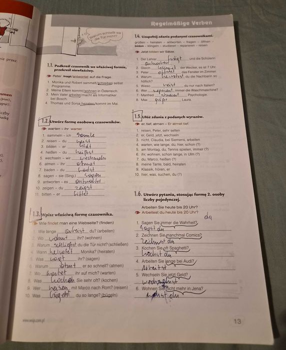 Alles klar Grammatik język niemiecki podręcznik gramatyka WSiP