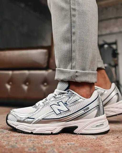 !БЕЗ Передплат! New Balance 740v2 "White Silver Black"   | кросівки чоловічі