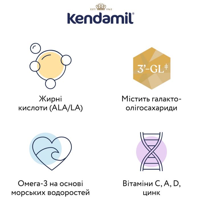 Kendamil goat 1 Кендаміл 800 гр.