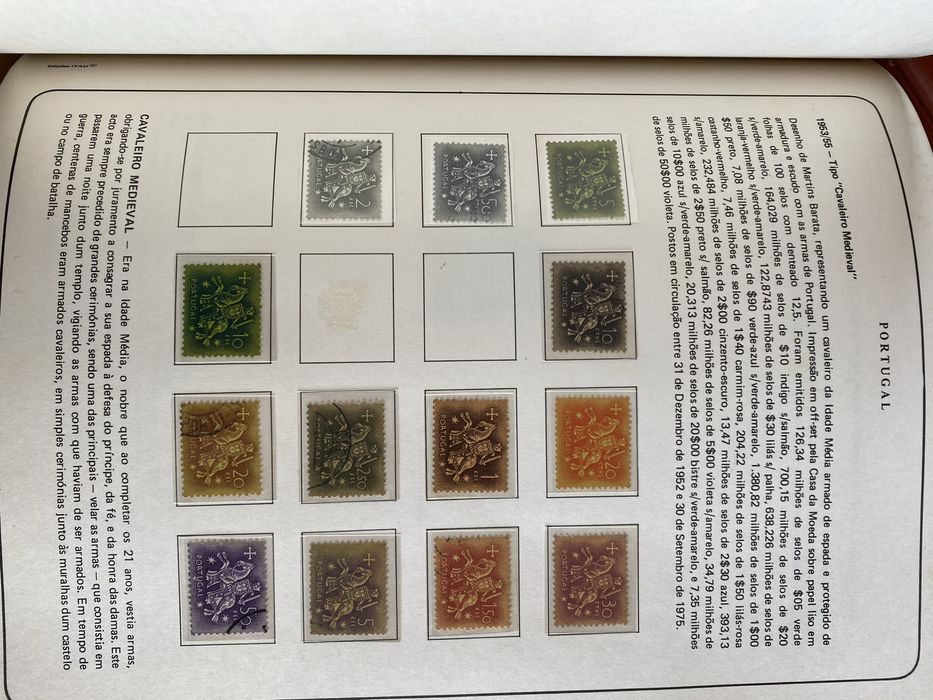 Coleccao de Selos (2 volumes) com selos antigos