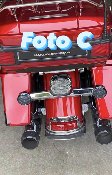 Harley Davison - Ferros de proteção de malas laterais (aço)