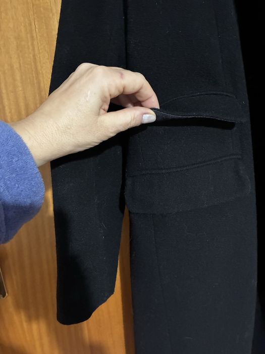 Casaco comprido do estilista Miguel Gageiro