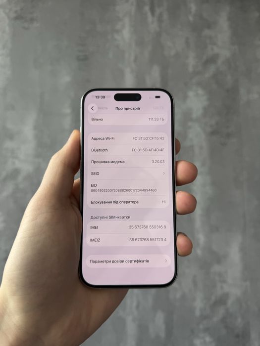 iPhone 15 Pro 128 Gb