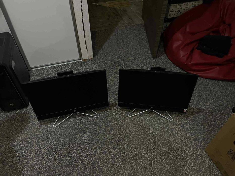 Dwa Komputery HP AiO HP 24 AMD Athlon 3150U 4GB 256GB SSD