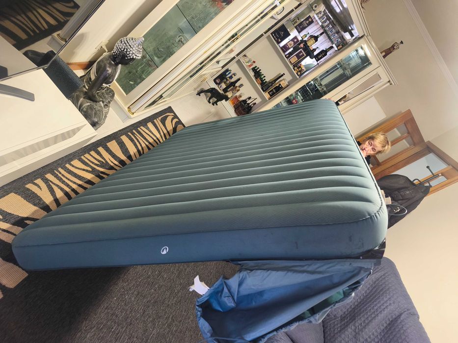 Colchão insuflavel com bomba para encher novo com fatura