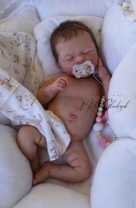 Silikonowa , oryginalna lalka reborn, cała z silikonu