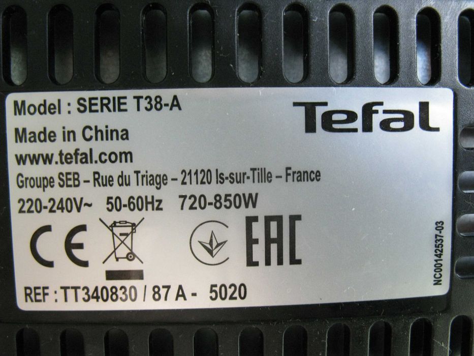 Тостер Tefal SERIE T38-A Tefal Subito 3 (REF: TT340830)