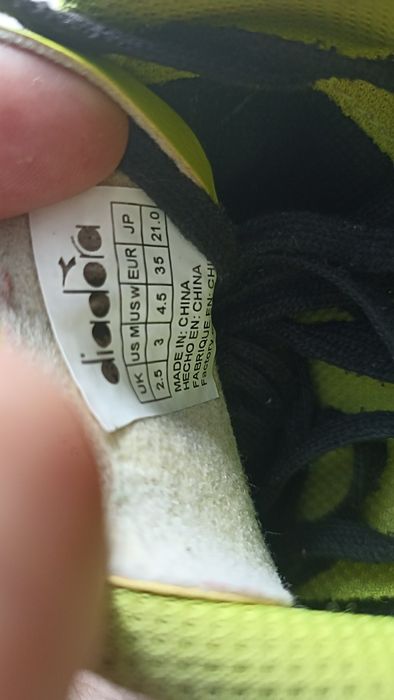 Копочки дитячі Diadora 35 розмір