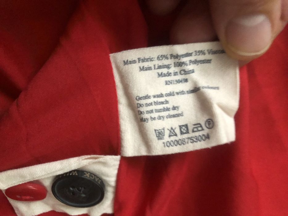 Plisowana spódnica w czerwoną szkocką kratę Jack Wills | UK 8 / S (36) / XS (34)
