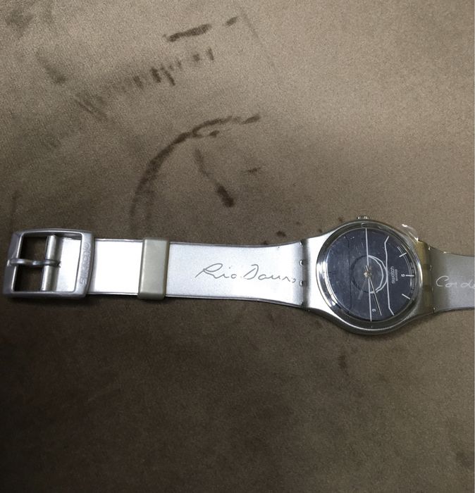 Relogio Swatch Rio Douro Cor de Prata especial caixa de prata