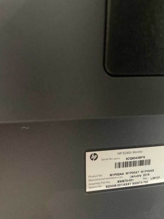 Monitor HP EliteDisplay E240c 24" Full HD com Webcam e Colunas
