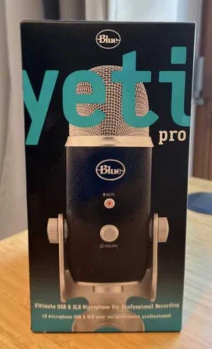 mikrofon blue yeti pro + statwy + koszyk