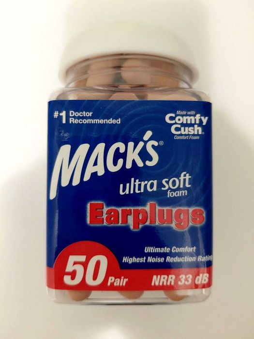 Беруші Mack's Ultra Soft Foam Earplugs 50 пар (100шт). Оригінал. США