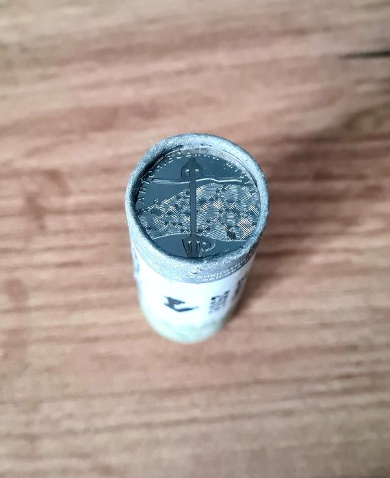 Тубус з монетою 10 гривень "Антонівський міст"