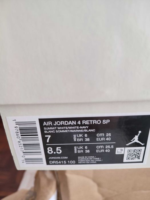 Air Jordan 4 SB Navy