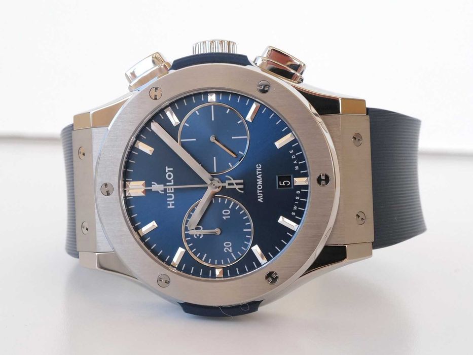 Classic Fusion Chronograph Titanium Blue 45mm
