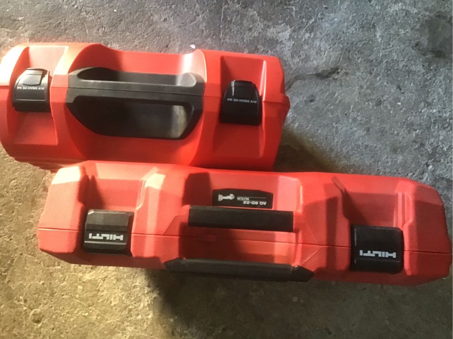 Solidne 2 walizki narzędziowe Hilti czerwone(dla Marcina)