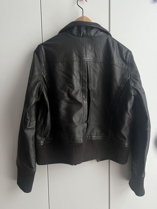 Skórzana kurtka Mango XL