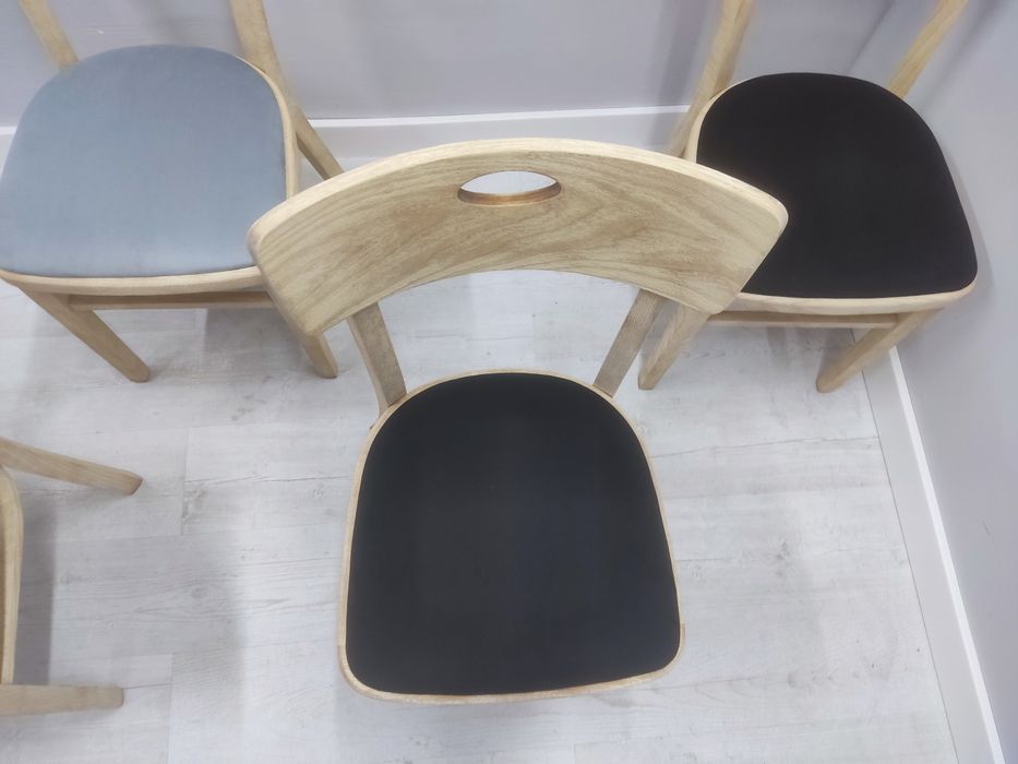 Krzesła bukowe do restauracji bardzo wygodne 12 szt od ręki.