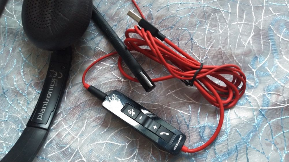 Amazon! Навушники Plantronics BlackWire Poly С5210T + USB контролер