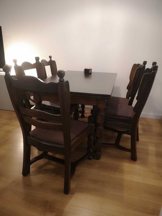 Stół drewniany rozkładany rozkładany