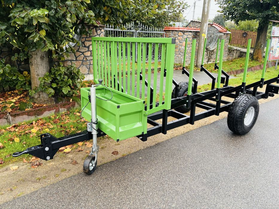 Wóżek sadowniczy ogrodniczy na działke mini przyczepa leśna