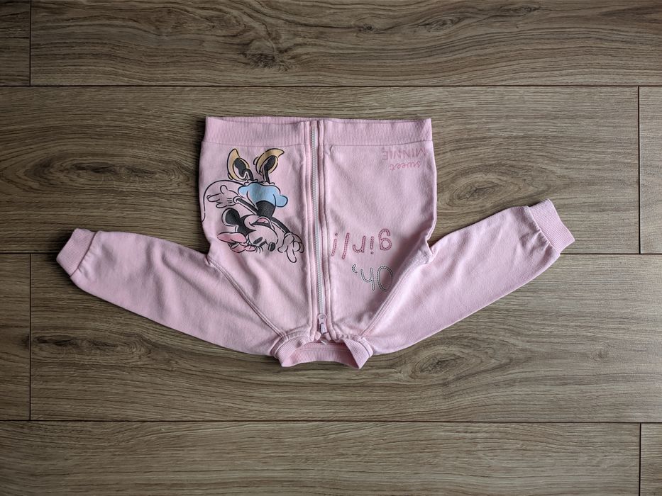 Rozsuwana różowa bluza Myszka Minnie, Cool Club/Smyk 68/74