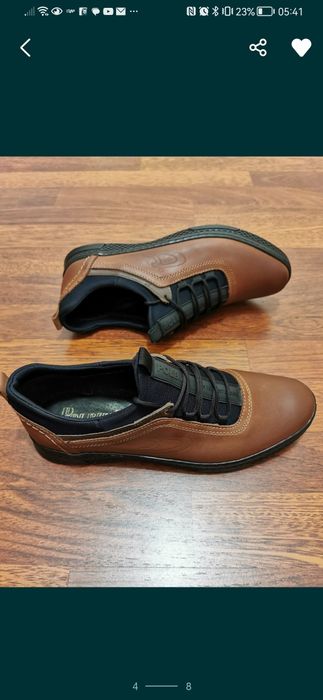 Trekingowe Skórzane Buty Męskie Lekkie Wygodne
