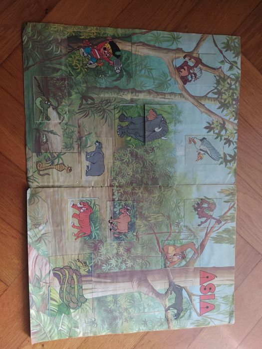 Caderneta de cromos completa "ZOO Disney" de 1981