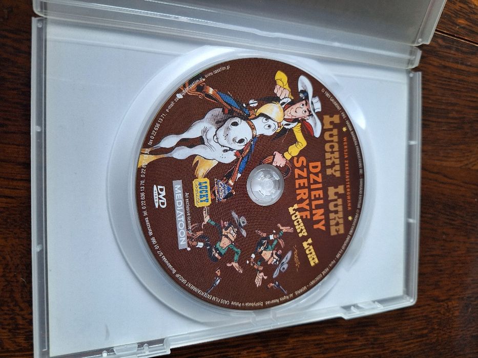 Dzielny szeryf Lucky Luke. DVD. Wersja zremasterowana 16/9.