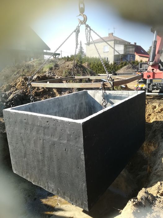 Usługi koparko ładowarką, roboty ziemne, szamba betonowe, piwnice