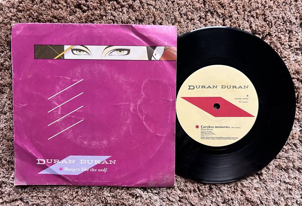 Vinil Duran Duran “Hungry like the Wolf” 45 RPM