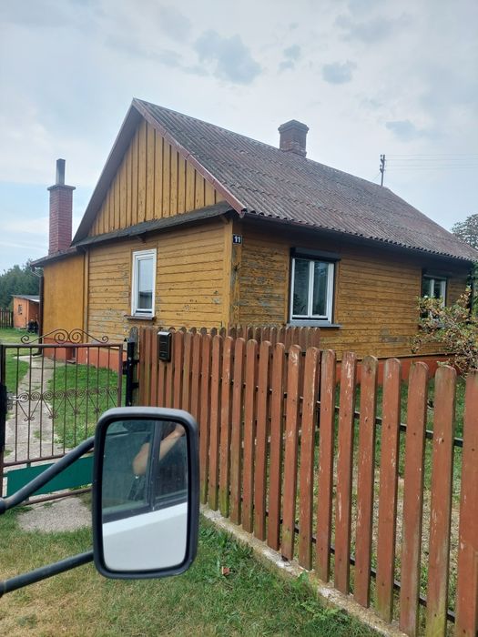 Dzialka z domem spokojna okolica