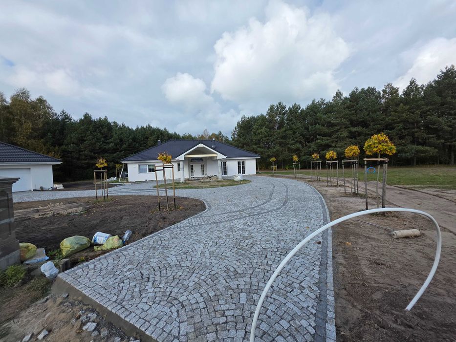 Układanie kostki brukowej i granitowej
