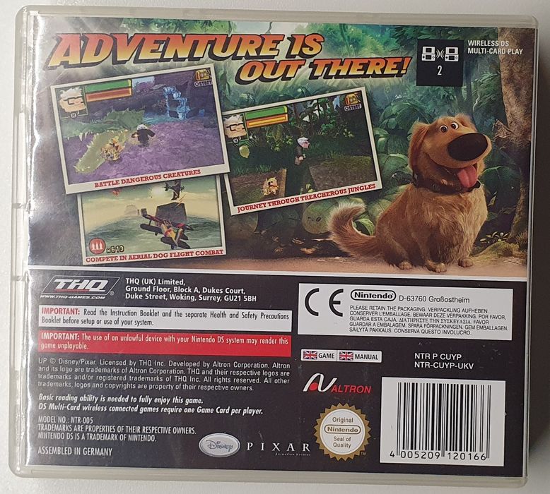 "Up" / "Odlot" gra Nintendo DS wersja