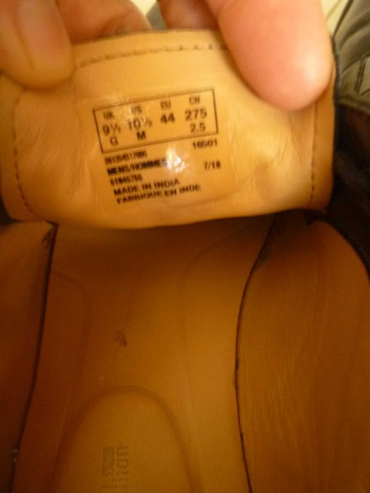 Sapatos  em pele genuína nº 44 como novos