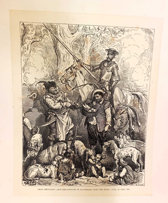 Gravuras Dom Quixote de la Mancha Gustave Doré H. Pisan 1866 15