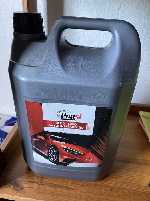 4L de óleo 15W40 PorSi Gasóleo/Gasolina