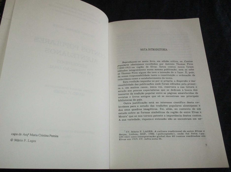 Livro Contos Populares Alentejanos António Thomaz Pires